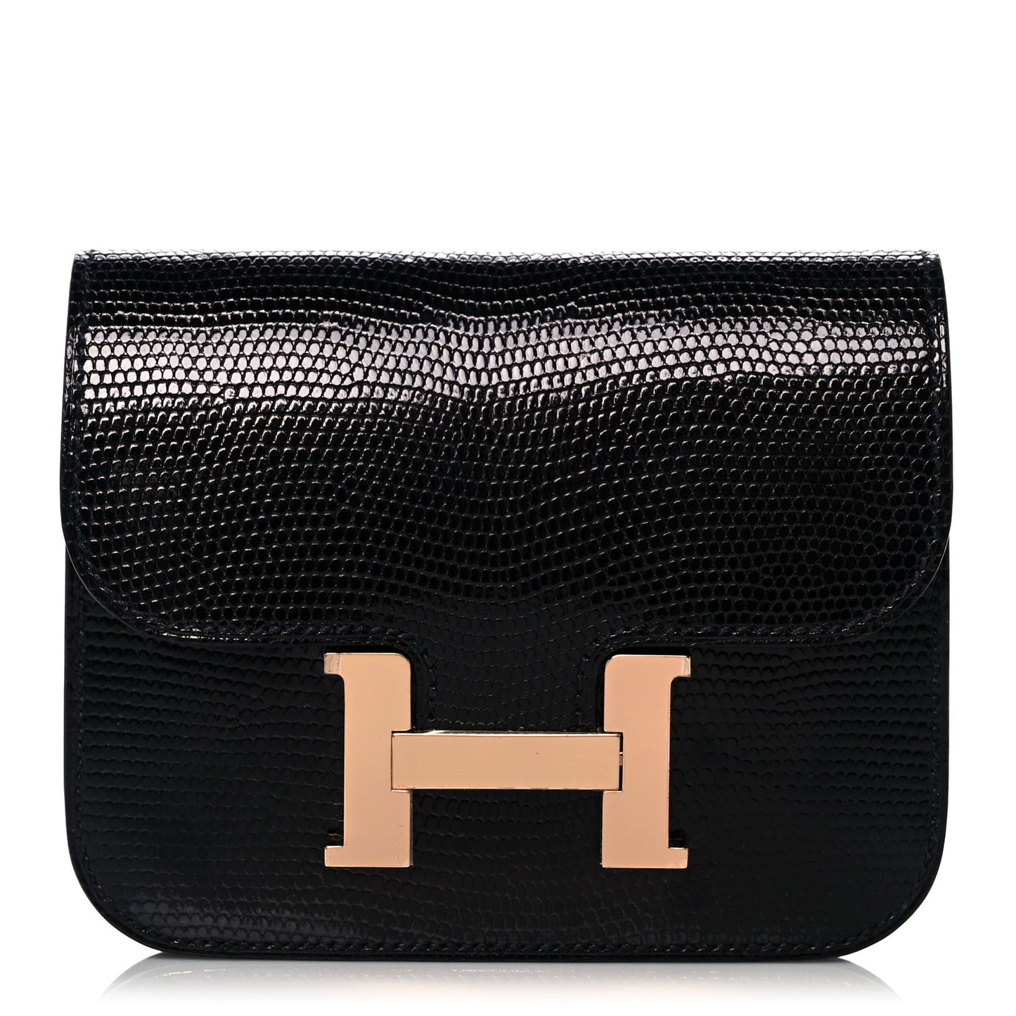 Lizard Constance Slim Wallet Black
