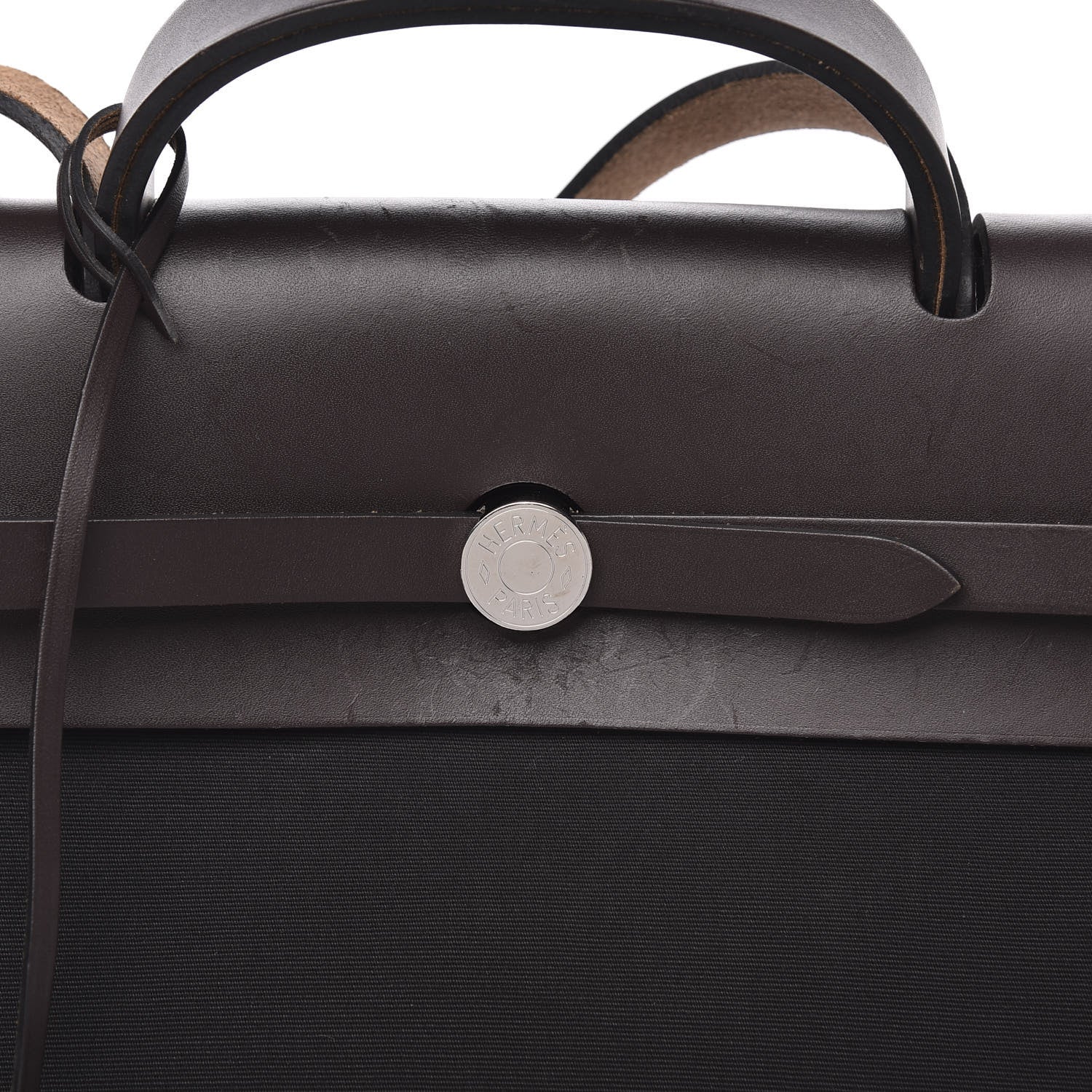 Hermes Toile Vache Hunter Herbag Zip 39 MM Black 10 of 12