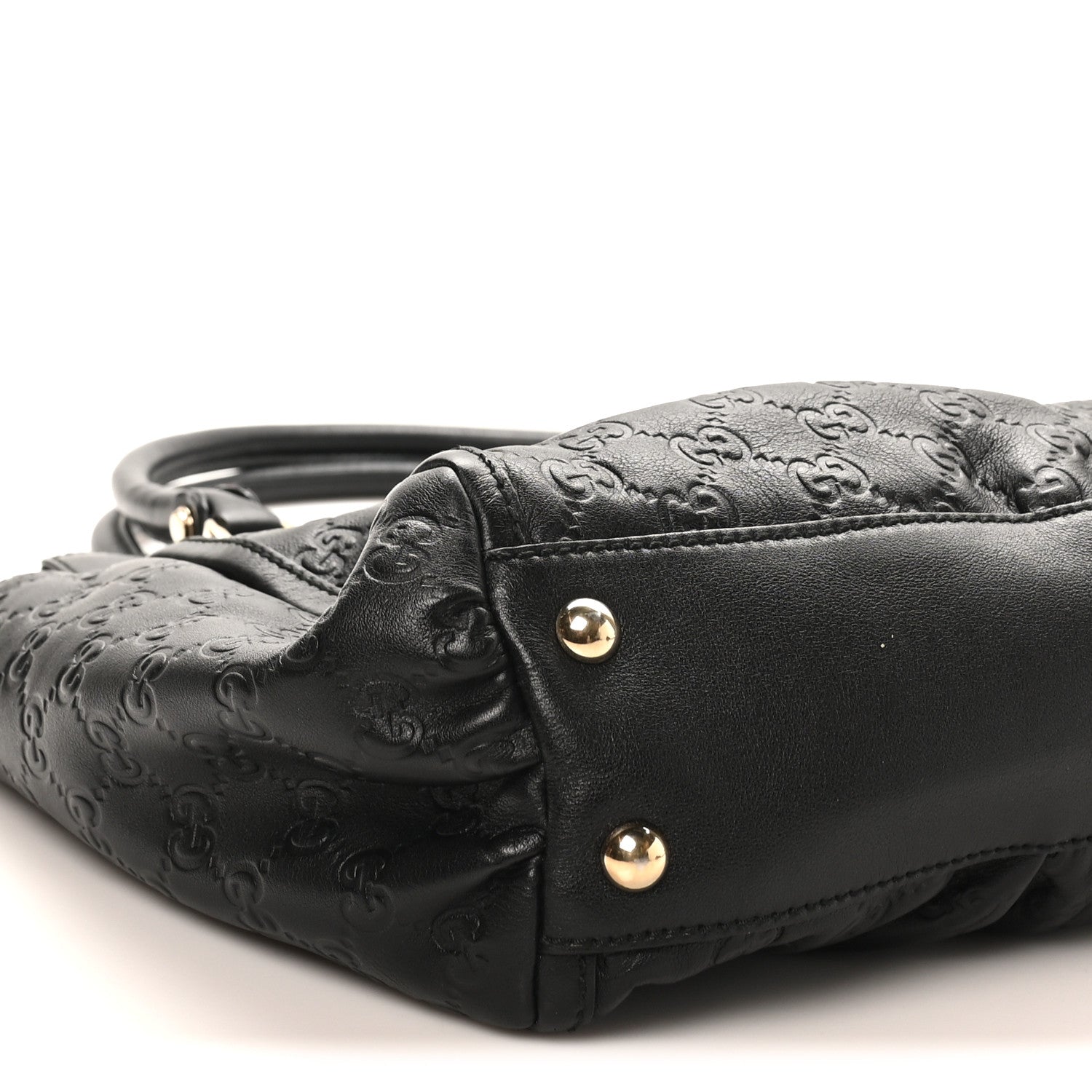 Gucci Guccissima D Gold Tote Black 9 of 10