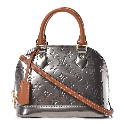 Louis Vuitton Vernis Alma BB Gris Metal 1 of 10