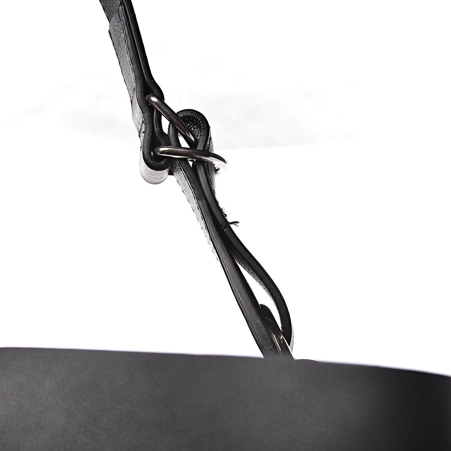 Burberry Calfskin Grommet Hobo Black 8 of 13