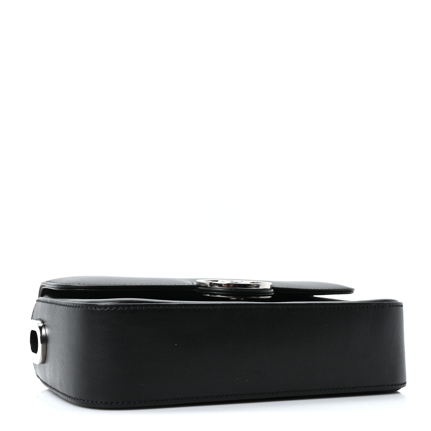 Gucci Senna Calfskin Petite GG Top Handle Shoulder Bag Black 3 of 9