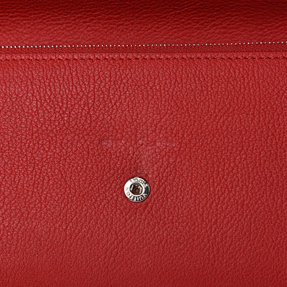 Louis Vuitton Calfskin Lockme II Wallet Rubis 8 of 8