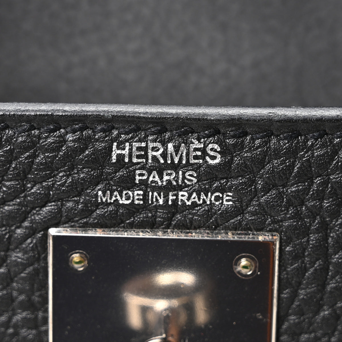 Hermes Togo Kelly Retourne 28 Black 6 of 10