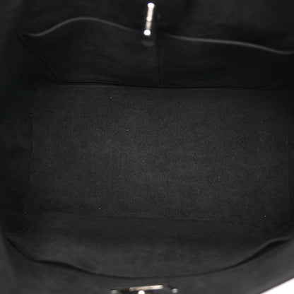 Louis Vuitton Calfskin Lockme Hobo Black 5 of 9