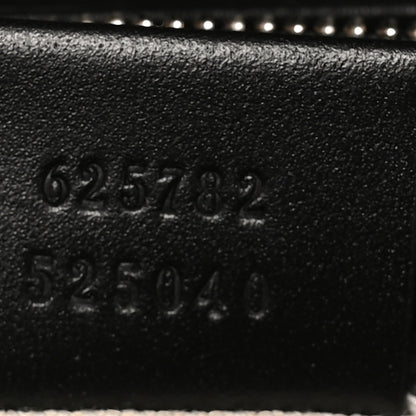 Gucci Calfskin GG Tennis Embossed Messenger Bag Black 7 of 11