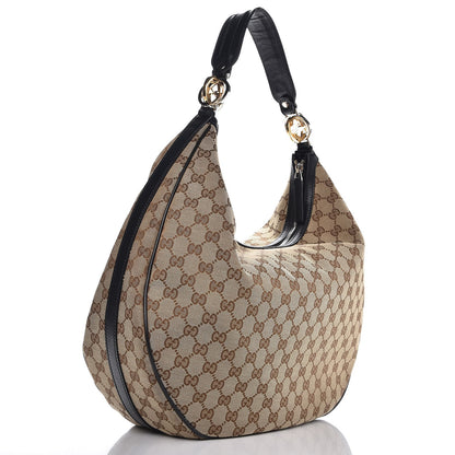 Gucci Monogram Large GG Twins Hobo Black 3 of 8