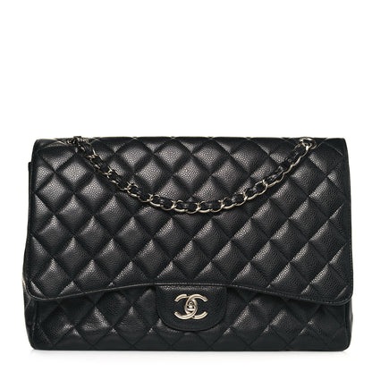 Chanel Caviar Quilted Maxi Single Flap Black 1 of 19