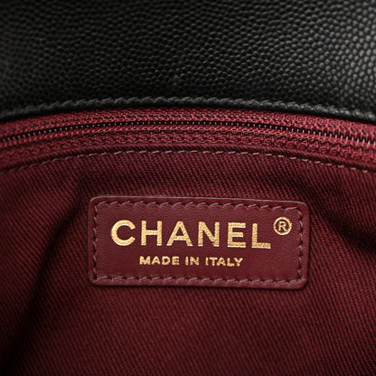 Chanel Caviar Quilted Medium Coco Handle Flap Black 6 of 11