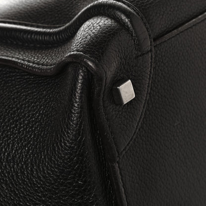 Celine Drummed Calfskin Medium Luggage Black 8 of 11