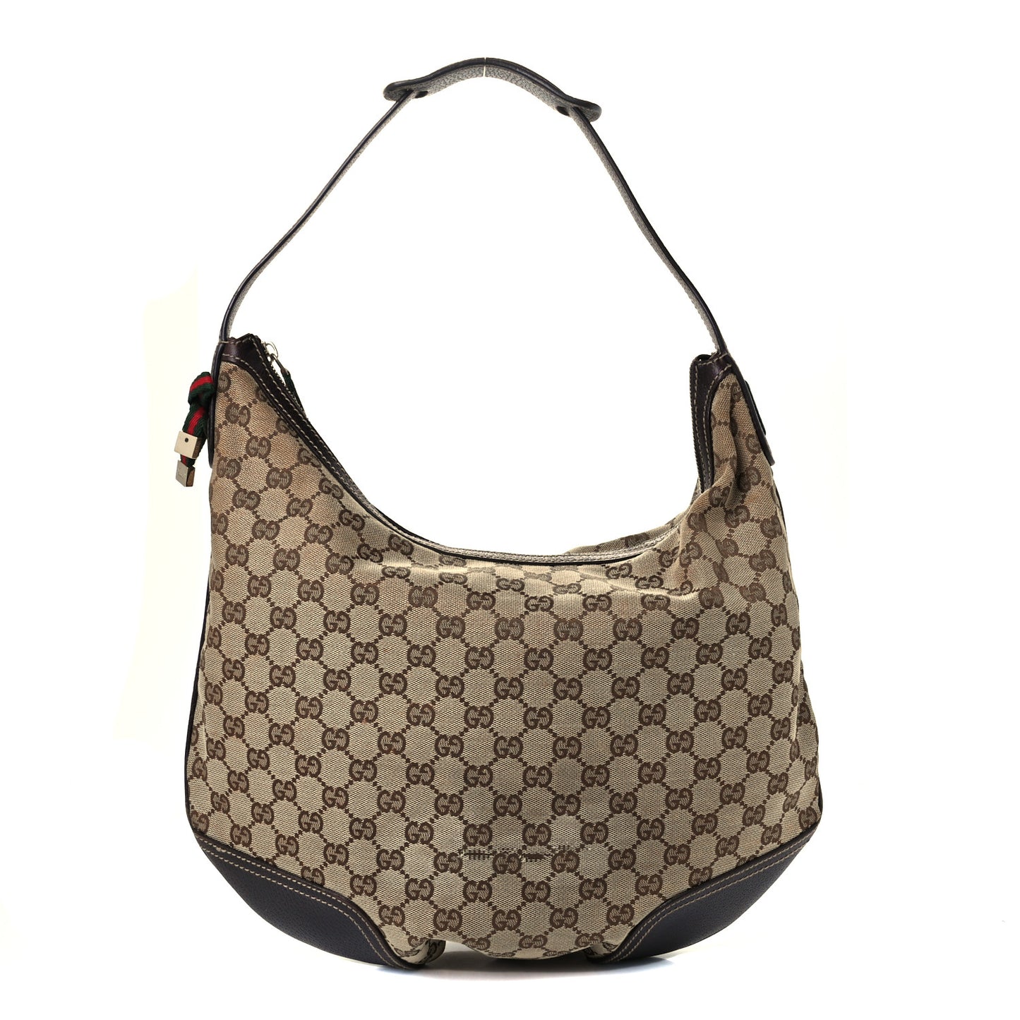 Monogram Large Princy Hobo Dark Brown
