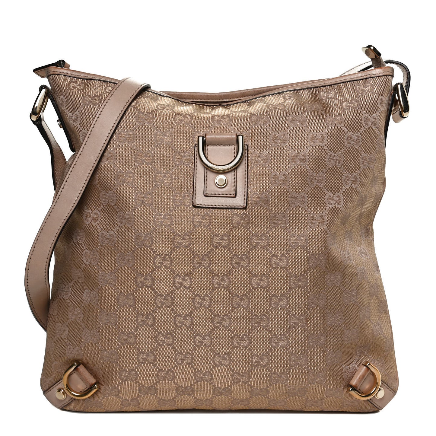 Metallic Canvas Monogram Abbey Messenger Bag