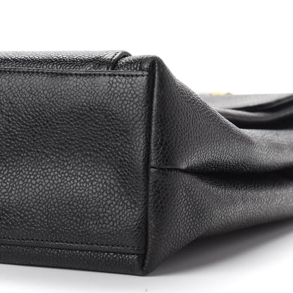 Chanel Caviar CC Shopper Tote Black 8 of 10