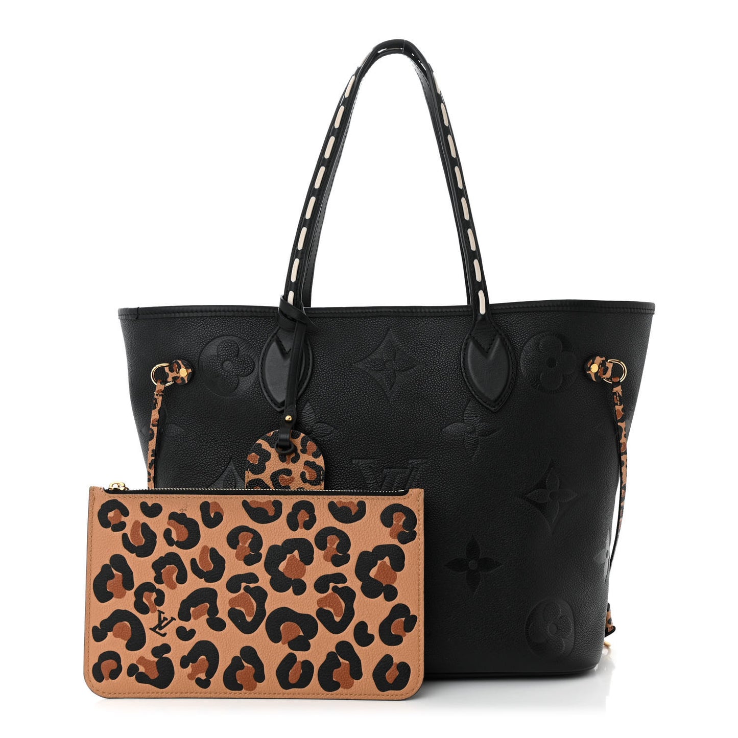 Empreinte Monogram Giant Wild at Heart Neverfull MM Black
