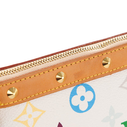 Louis Vuitton Monogram Multicolor Pochette Accessories White 9 of 9