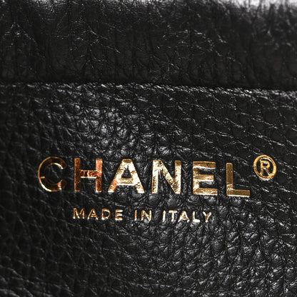 Chanel Grained Calfskin Stitched Urban Essentials Small Shopping Bag Black 6 of 11