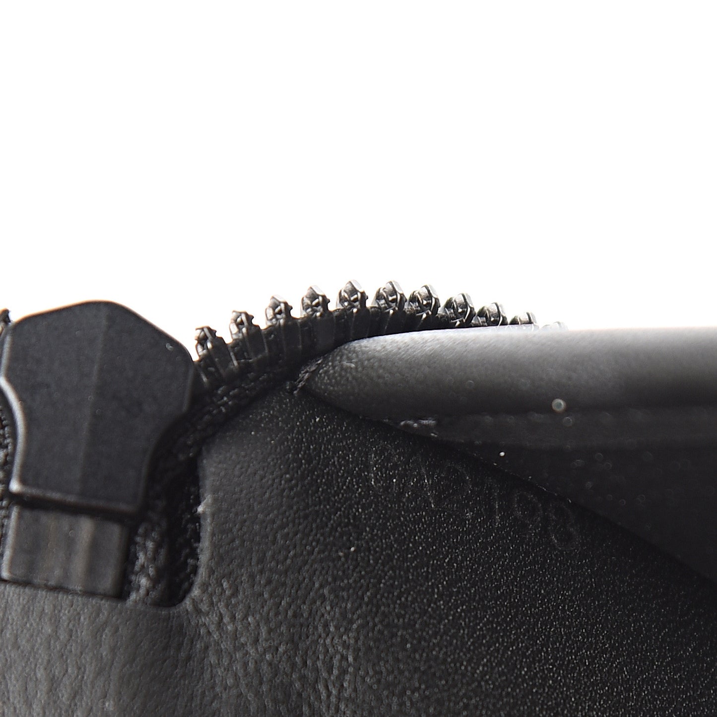 Calfskin Monogram Shadow Vertical Zippy Wallet Black