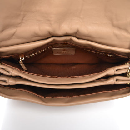 Lanvin Lambskin Quilted Medium Sugar Flap Shoulder Bag Sand 5 of 10