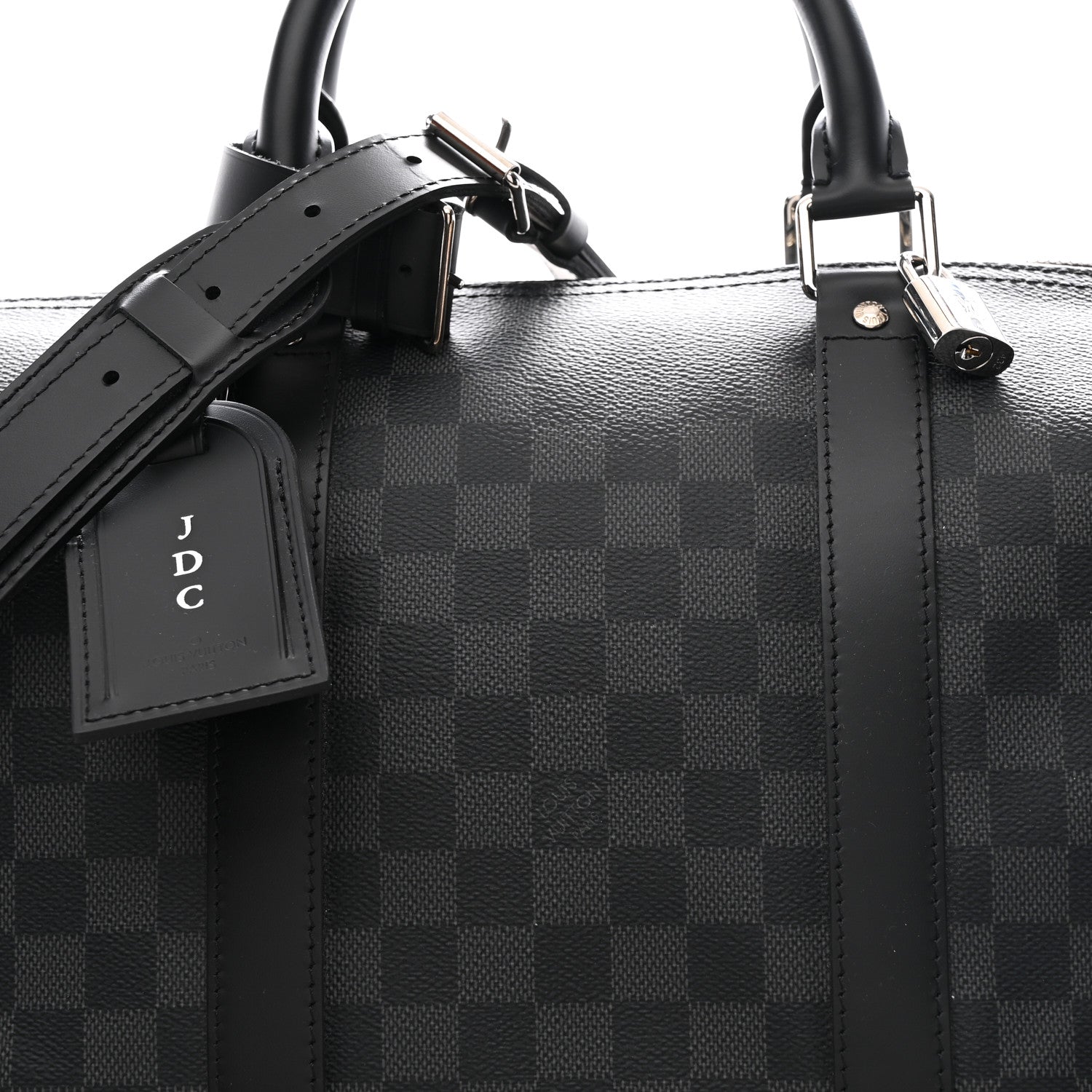 Louis Vuitton Damier Graphite Keepall Bandouliere 55 7 of 9