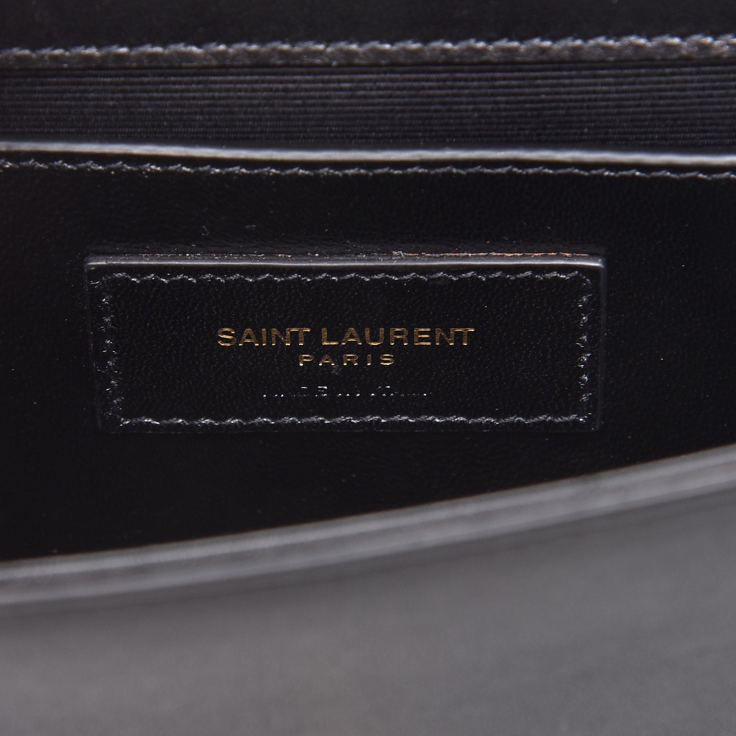 Calfskin Small Monogram Kate Tassel Heart Satchel Black Rouge