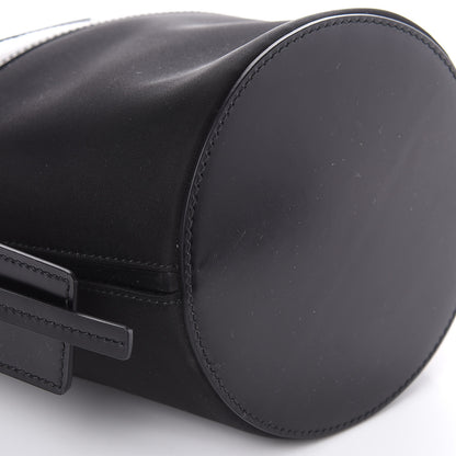 Prada Tessuto Spazzolato Ouverture Bucket Bag Black 7 of 7