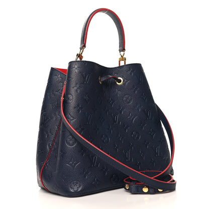 Louis Vuitton Empreinte Neonoe MM Marine Rouge 3 of 12