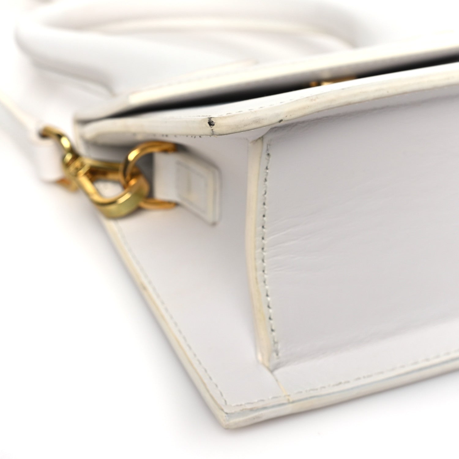 Jacquemus Smooth Calfskin Le Chiquito Moyen White 7 of 9