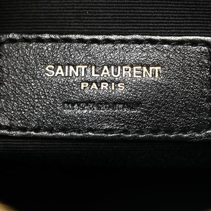 Saint Laurent Calfskin Matelasse Monogram Lou Camera Bag Vert Fonce 6 of 10