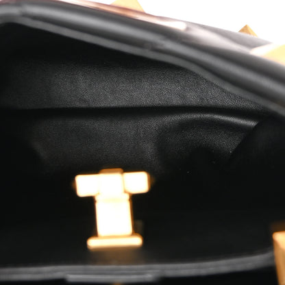 Valentino Garavani Nappa Small Roman Stud The Handle Bag Black 5 of 11