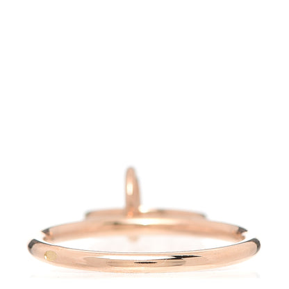 Hermes 18K Rose Gold Diamond Gambade Ring 47 4 3 of 6
