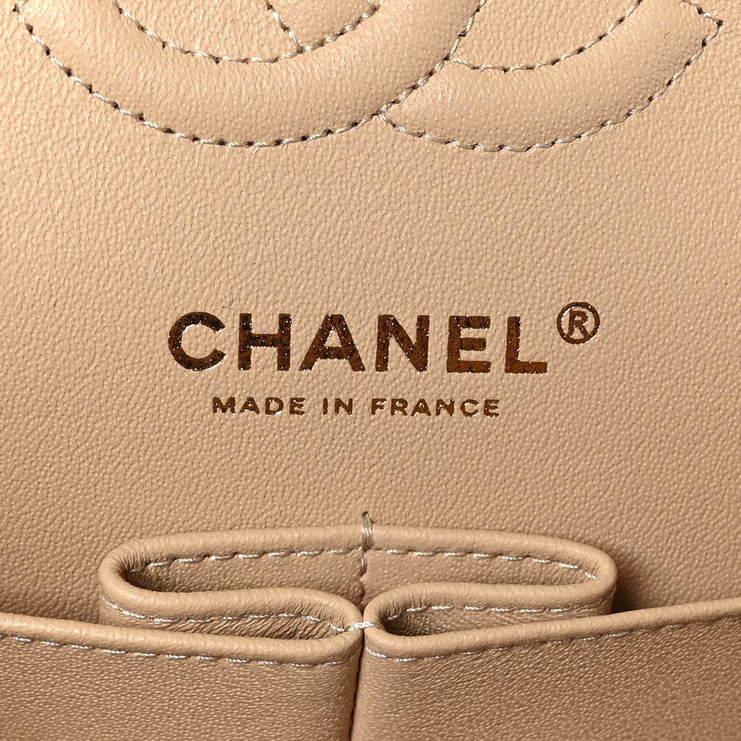 Chanel Caviar Quilted Small Double Flap Beige 6 of 10