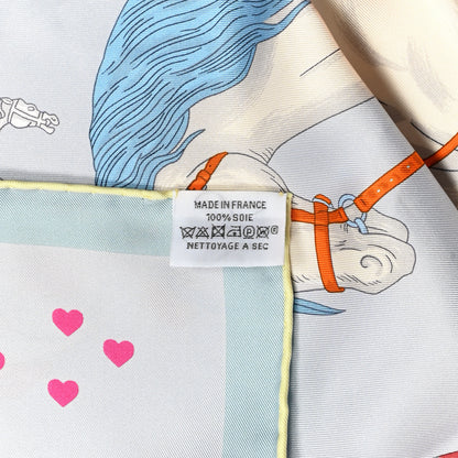 Hermes Silk Story 90 Scarf Bleu Glacier Rose Multicolor 4 of 4
