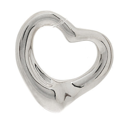 Tiffany Platinum 11mm Elsa Peretti Open Heart Pendant 1 of 3