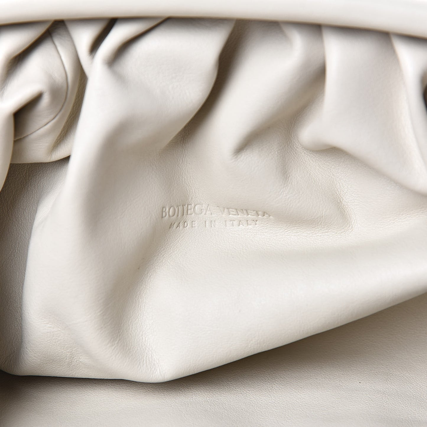 Smooth Butter Calf The Pouch Oversized Clutch Mist