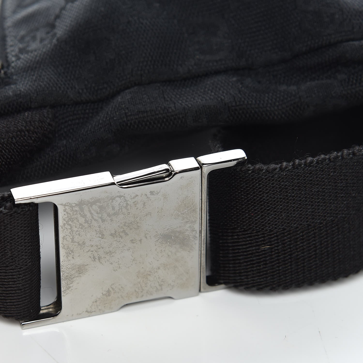 Gucci GG Monogram Double Pocket Belt Bag Black 9 of 12