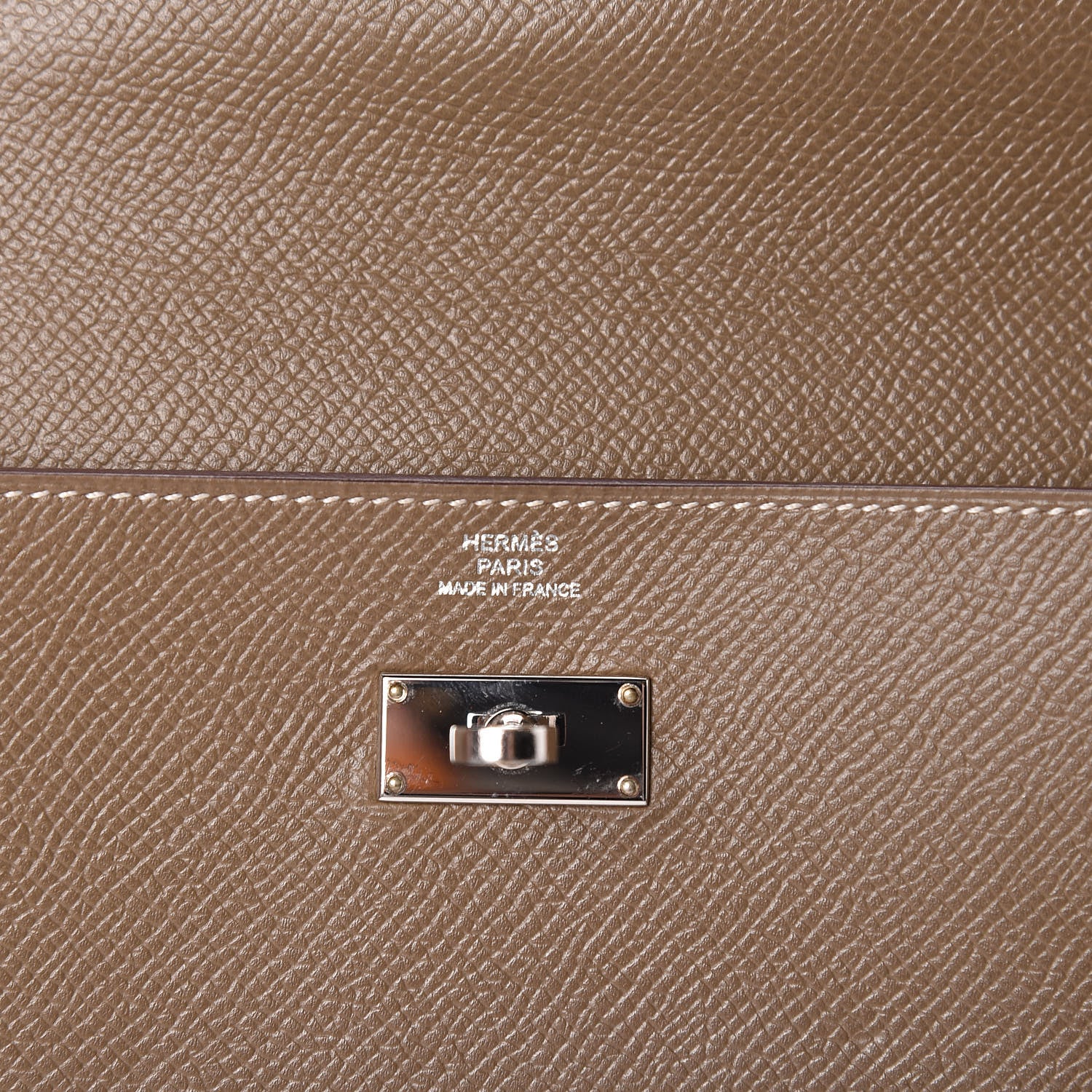 Hermes Epsom Kelly Longue Wallet Etoupe 6 of 15