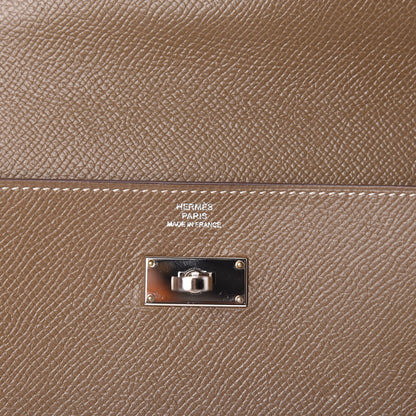 Hermes Epsom Kelly Longue Wallet Etoupe 6 of 15