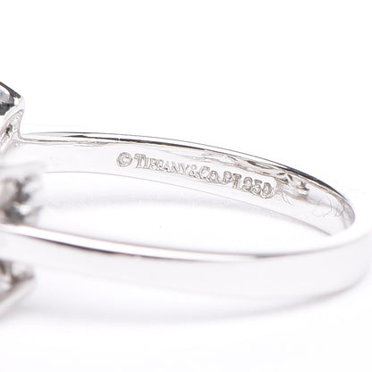 Tiffany Platinum Diamond Pearl Victoria Ring 46 3.75 5 of 5