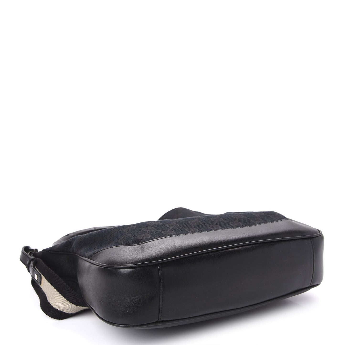 Monogram Bamboo Top Handle Bag Black