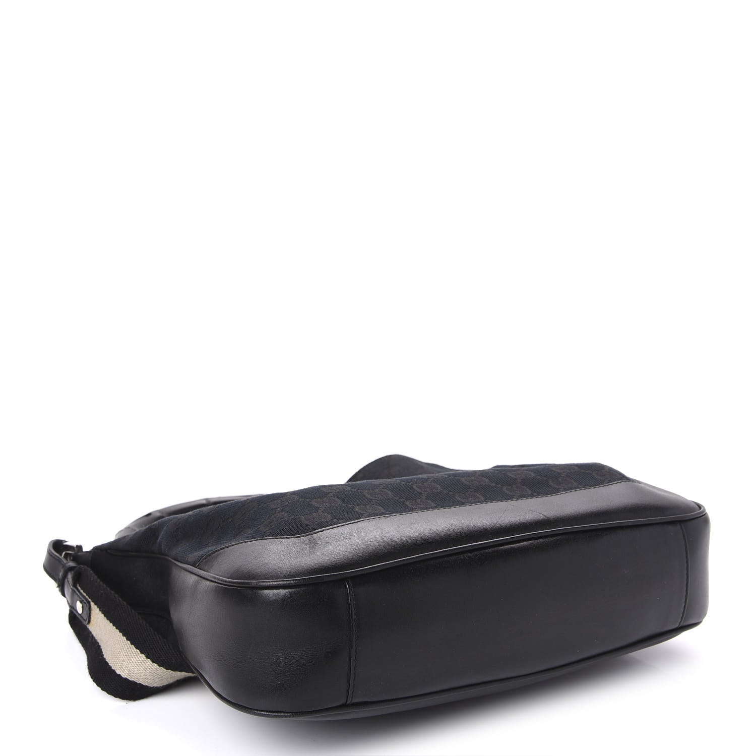 Gucci Monogram Bamboo Top Handle Bag Black 5 of 12