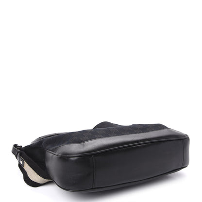 Gucci Monogram Bamboo Top Handle Bag Black 5 of 12