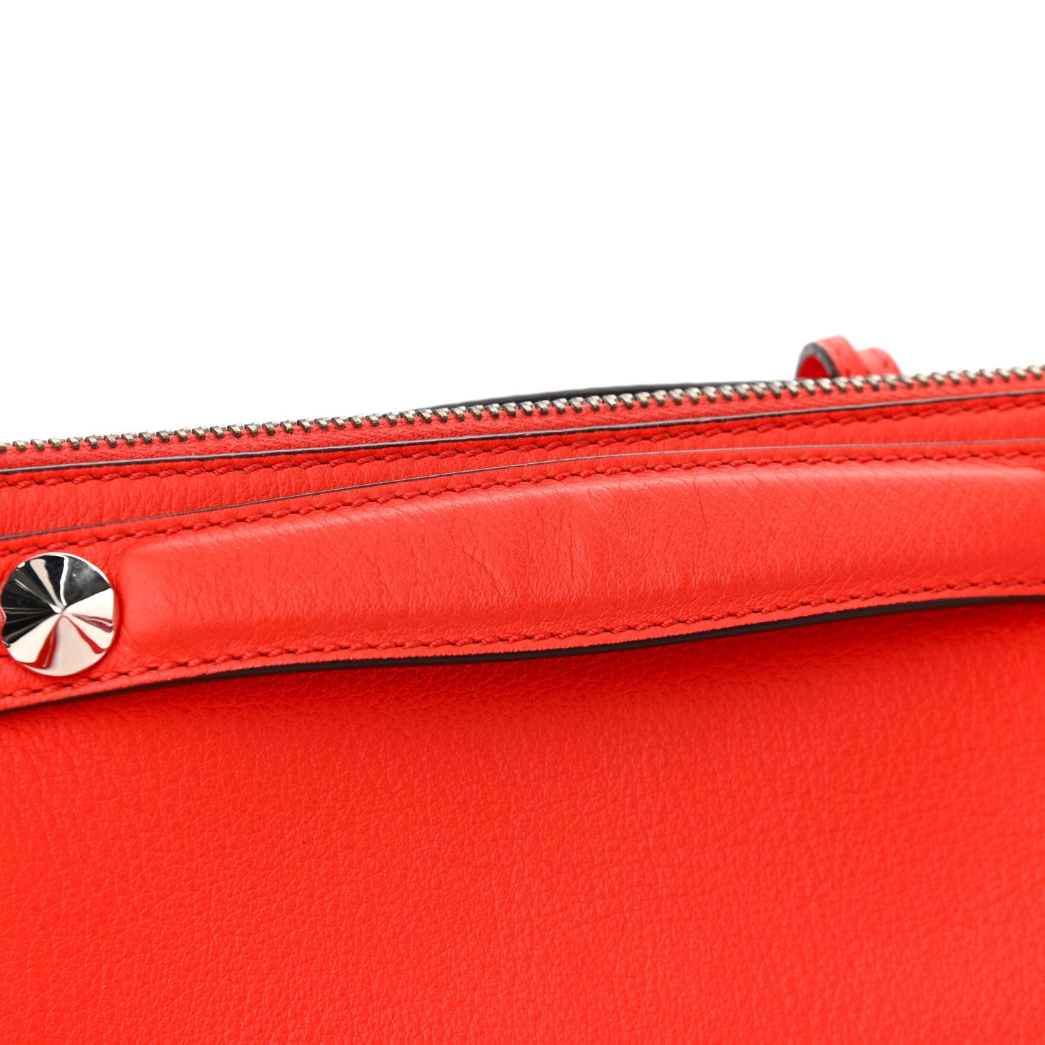 Fendi Vitello Dolce Medium By The Way Boston Bag Papavero 11 of 11