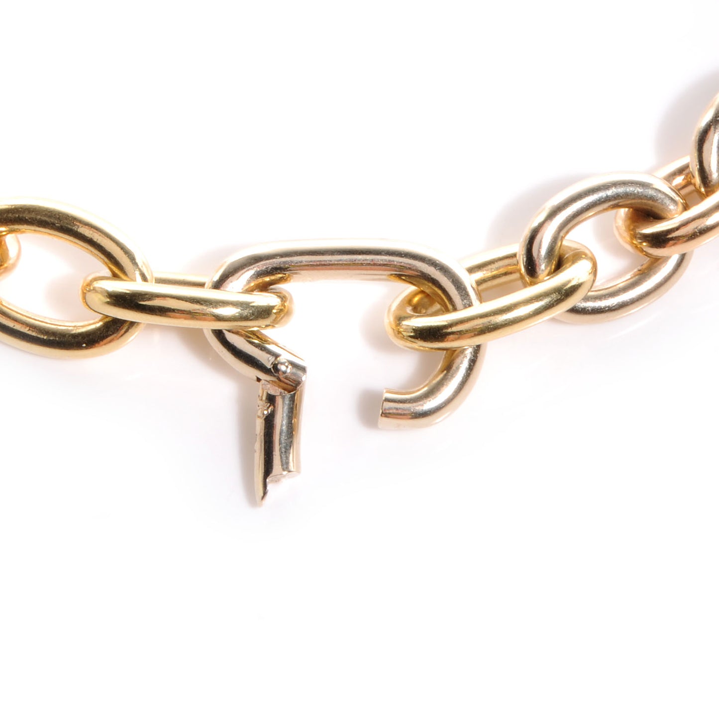 POMELLATO18kWhiteYellowRoseGoldChainNecklace