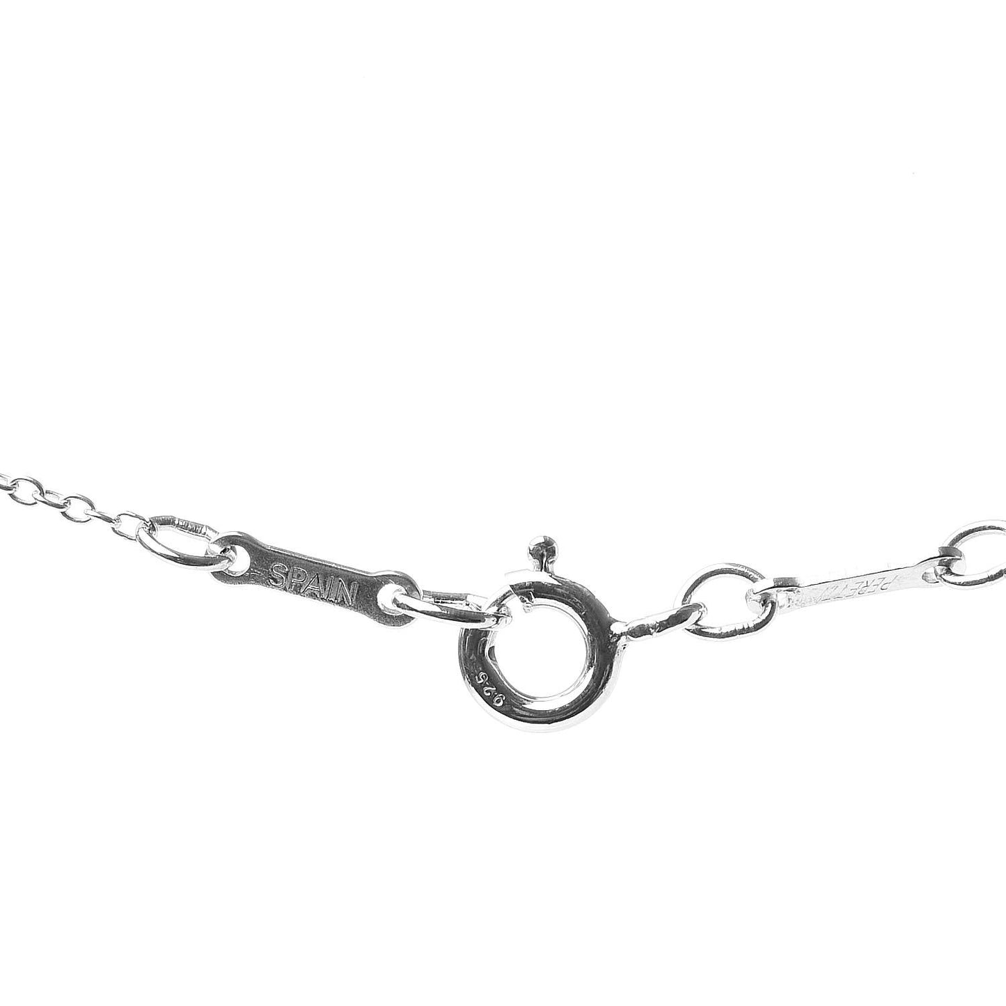 Sterling Silver 16mm Elsa Peretti Open Heart Pendant Necklace