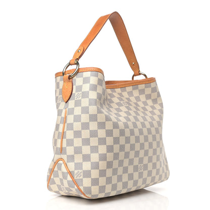 Louis Vuitton Damier Azur Delightful PM Rose Ballerine 3 of 15