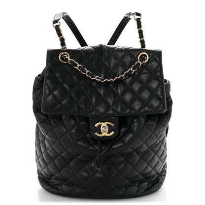 Chanel Lambskin Quilted Large Urban Spirit Backpack Black 1 of 18