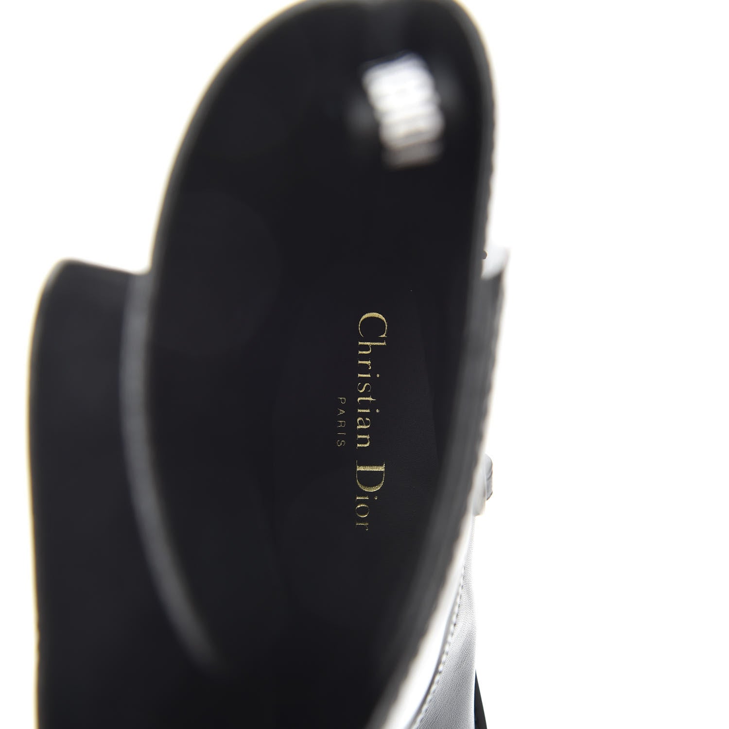 Christian Dior Shiny Calfskin Diorider Low Boot 38 Black 5 of 7