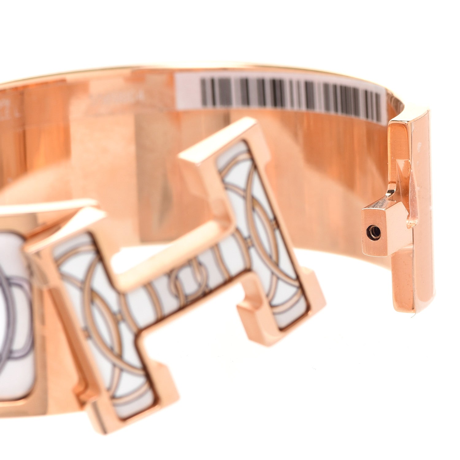 Hermes Enamel Wide Lift Profile Clic Clac H Bracelet PM Sable 4 of 7
