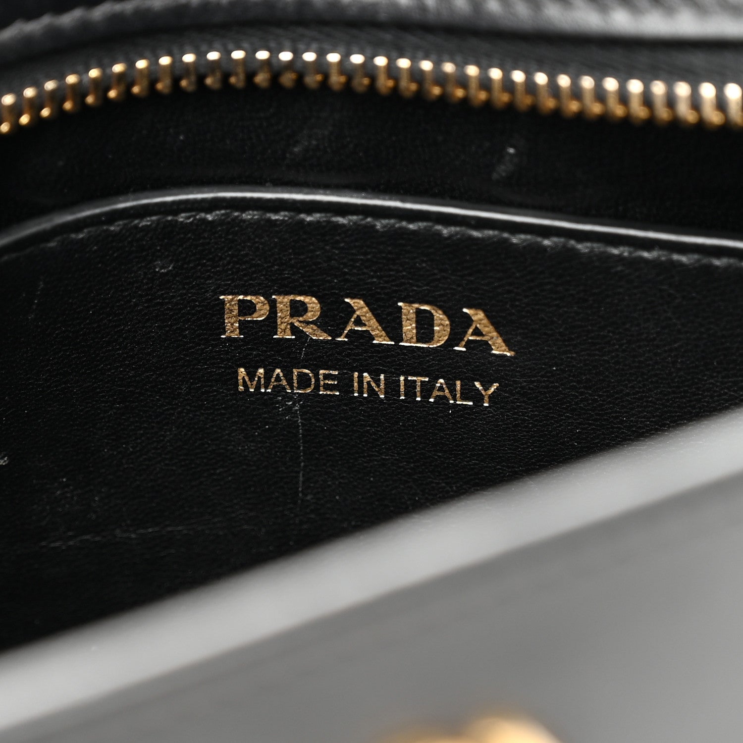 Prada Saffiano City Calfskin Esplanade Crossbody Bag Black 6 of 8