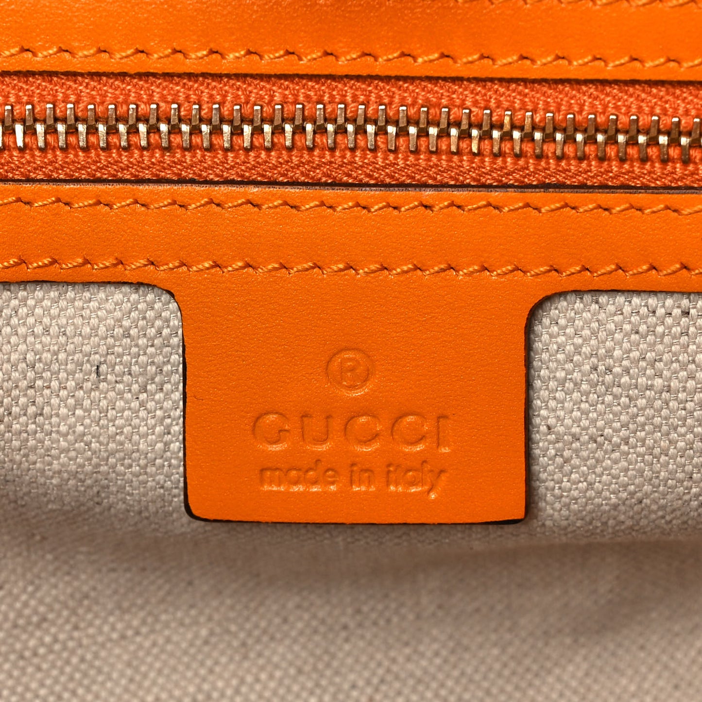 Monogram Web Medium Mayfair Tote Orange